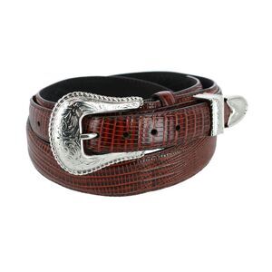 G Bar D Men's Lizard Print Ranger Belt